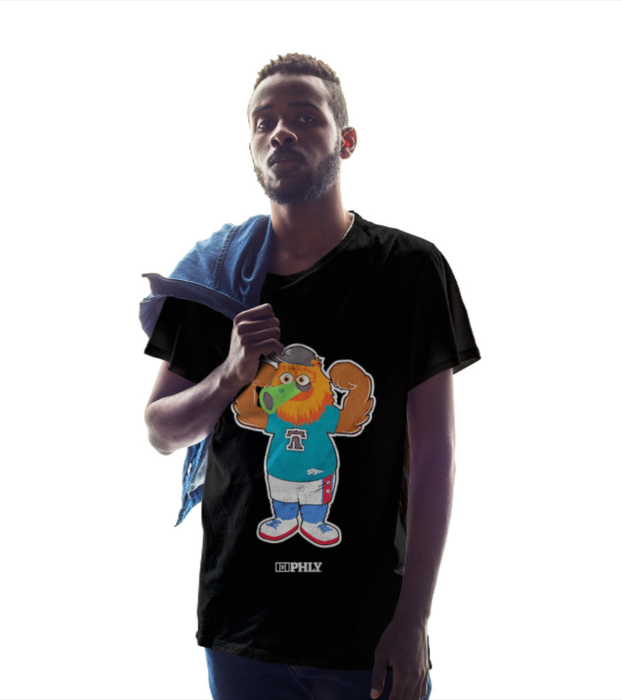Phillie Phanatic Peashooter Phillies Eagles Plants Vs Zombies Mashup PHLY Fan T-Shirt