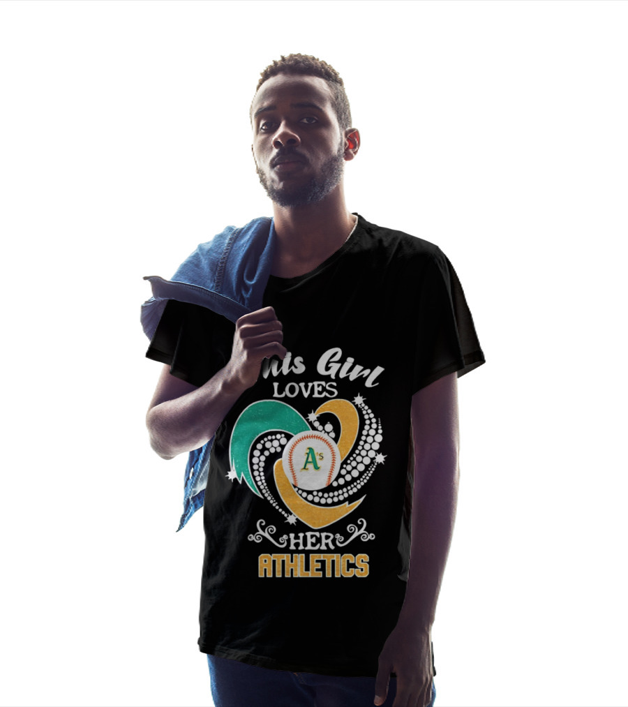 This Girl Loves Her Oakland Athletics MLB T-Shirt