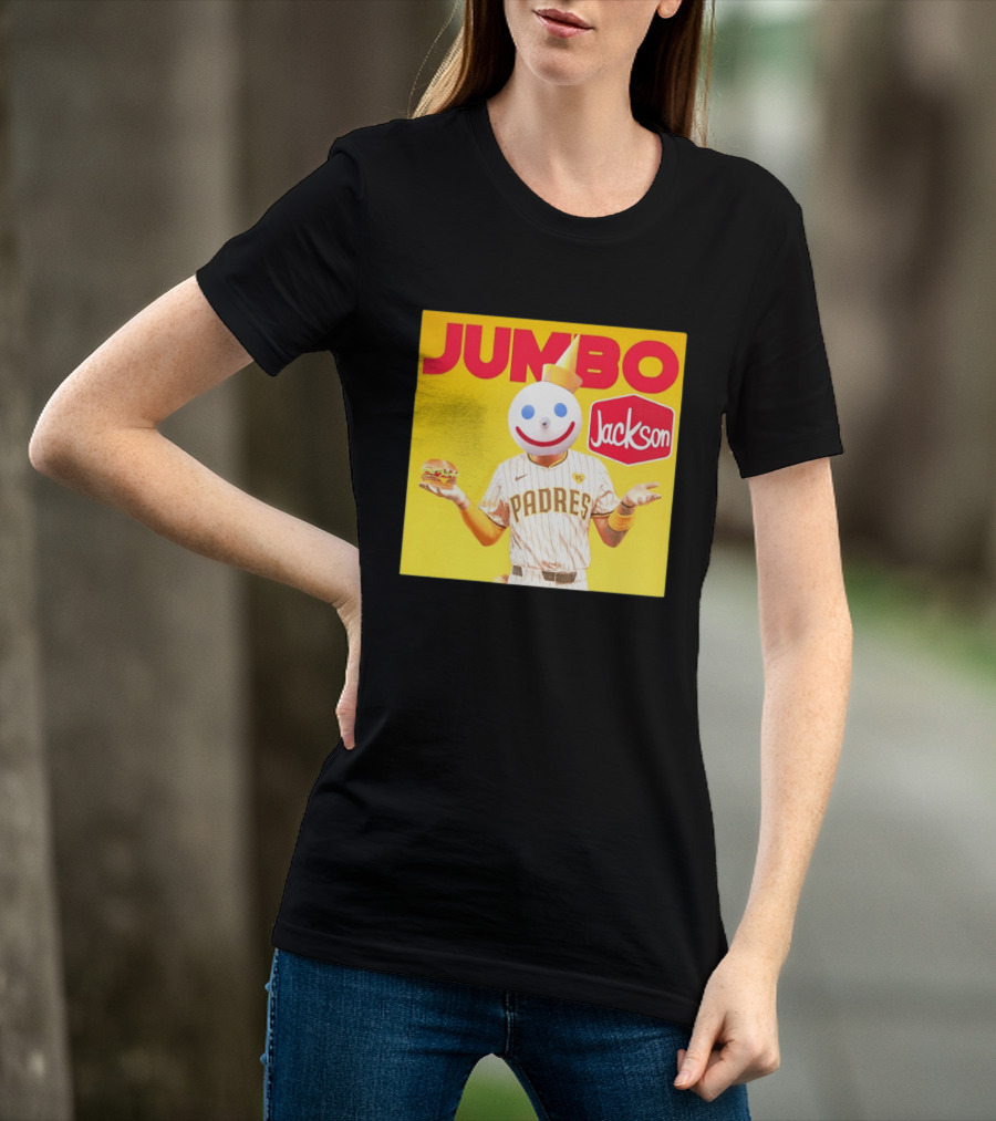 San Diego Padres MLB Jumbo Jack Jackson Collaboration T-Shirt