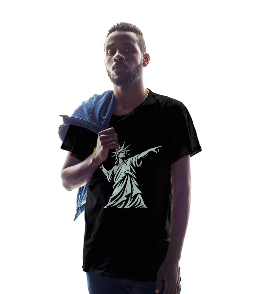 Statue Of Liberty Pointing Torch Of Freedom For Justice T-Shirt