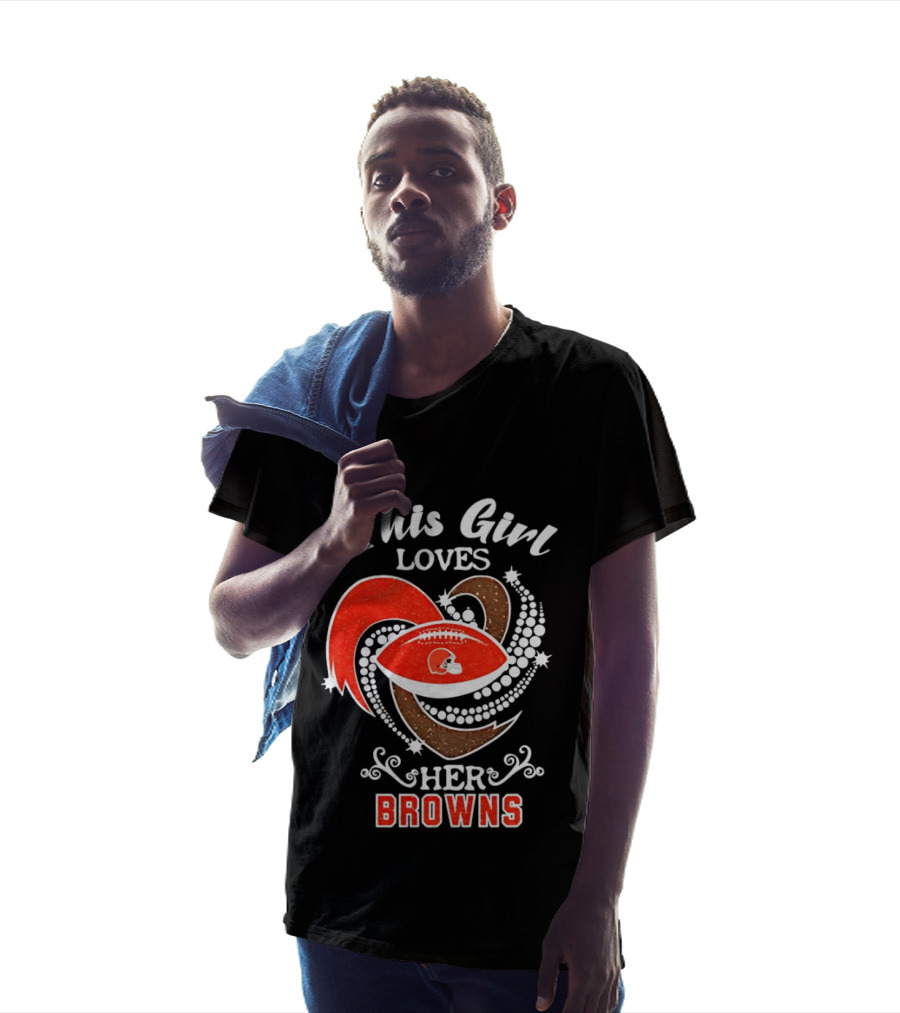 This Girl Loves Her Cleveland Browns T-Shirt