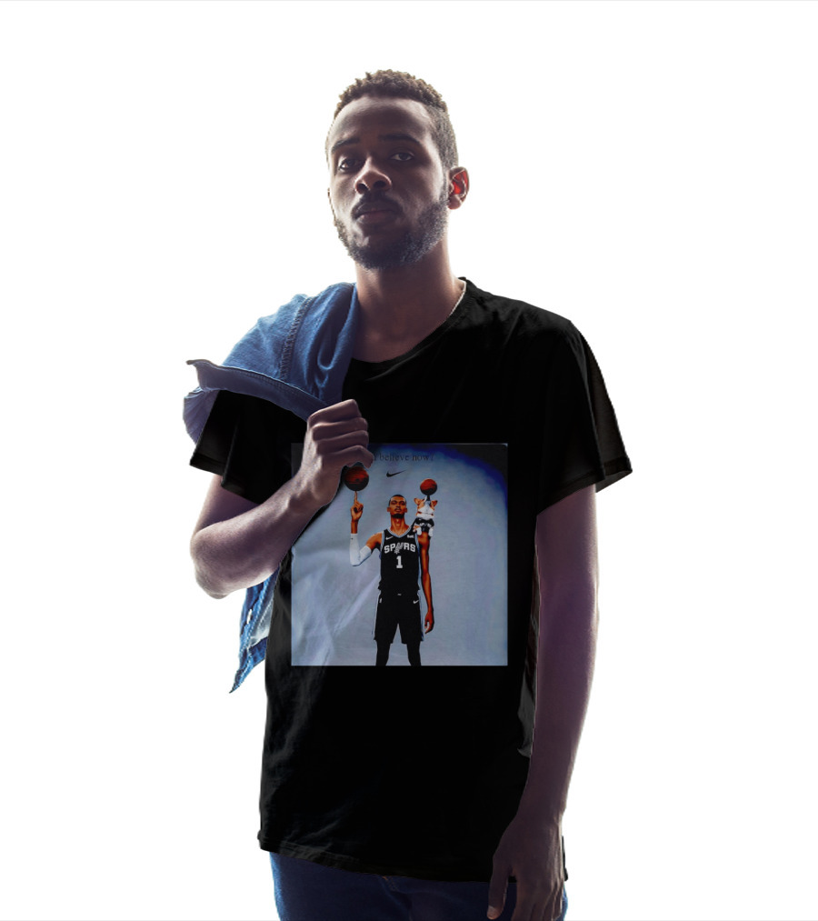 Victor Wembanyama NBA San Antonio Spurs Corgi You Believe Now T-Shirt