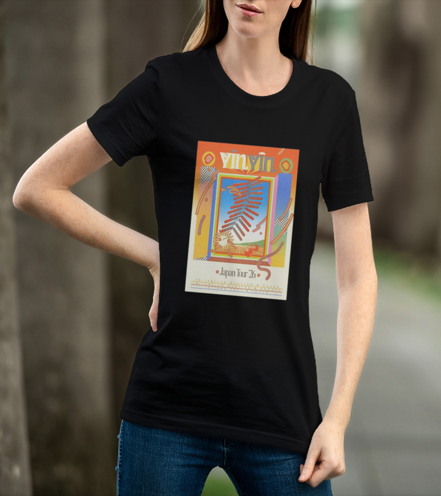 Yin Yin Japan Tour 26 Club Quattro Osaka Nagoya Q East Tokyo T-Shirt