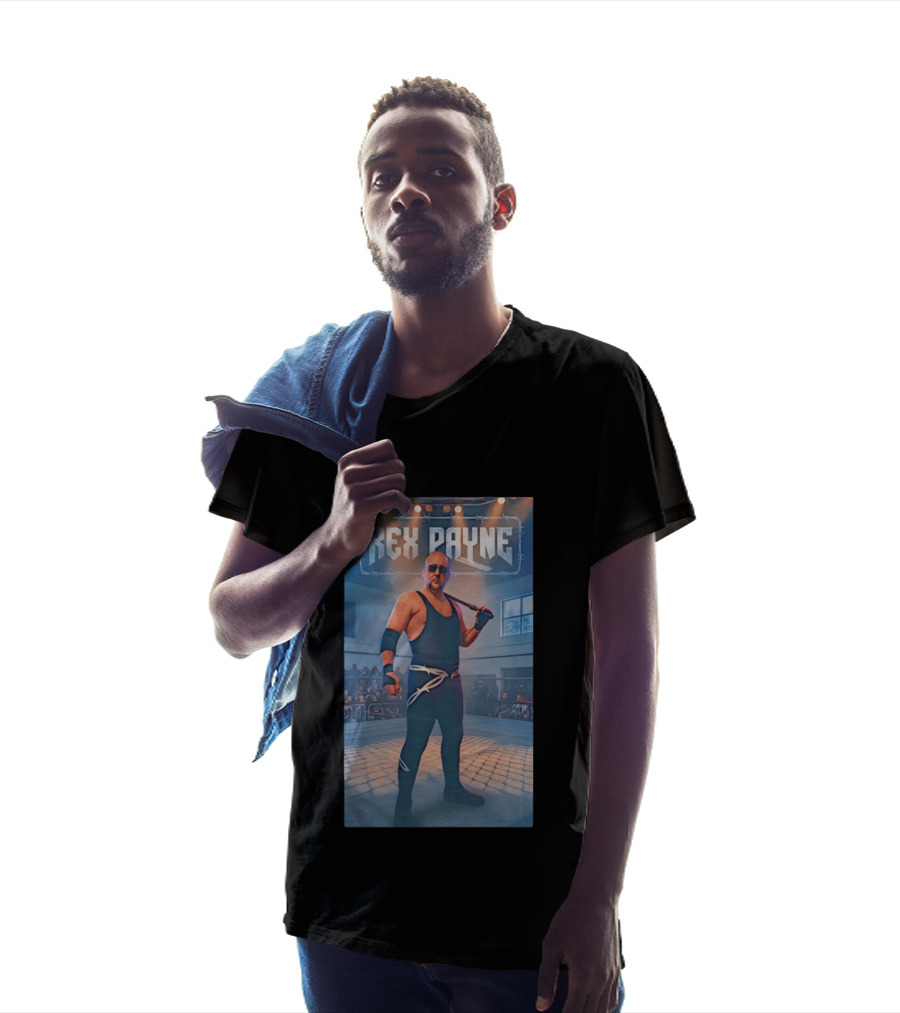 Rex Payne MMA Fighter In Arena With Intense Spotlight And Audience T-Shirt