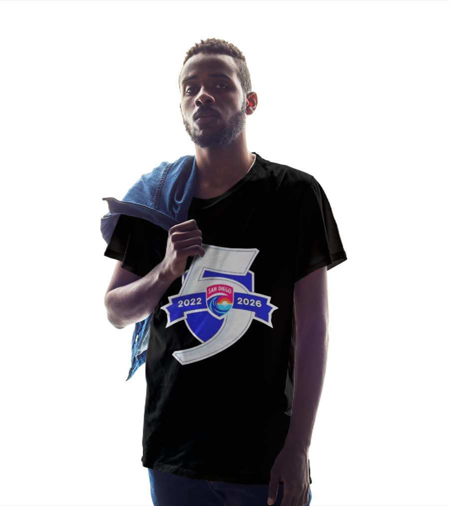 San Diego Wave FC 5 Year Anniversary 2022 2026 T-Shirt
