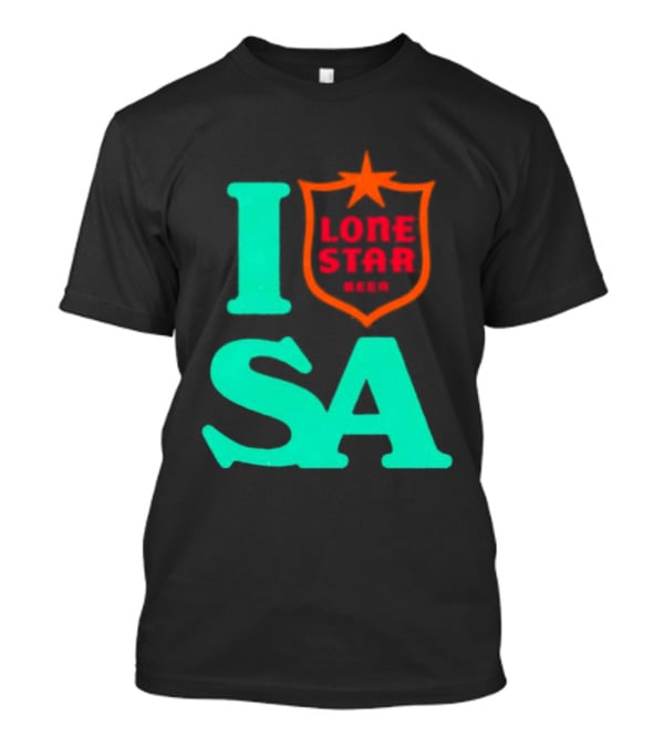 Lone Star Beer I Love San Antonio USA Texas T-Shirt