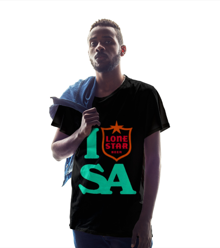 Lone Star Beer I Love San Antonio USA Texas T-Shirt