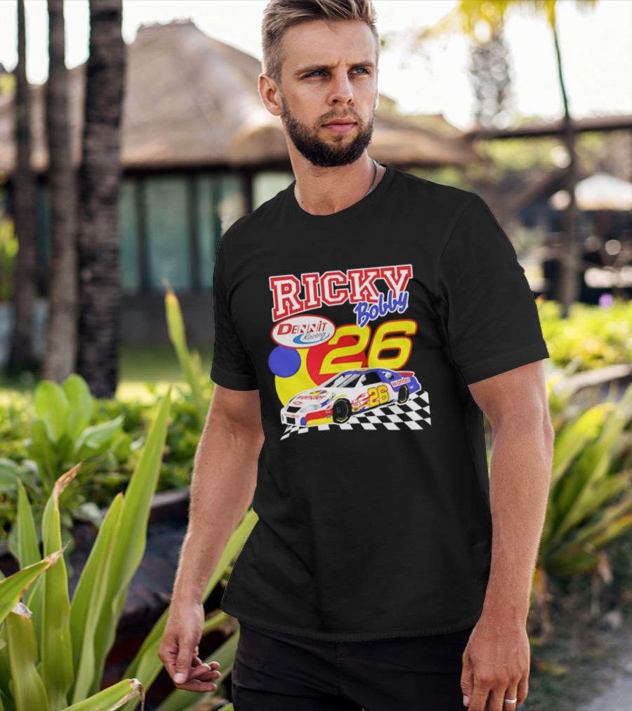 Ricky Bobby Dennit Racing 26 Wonder Talladega Nights Car T-Shirt