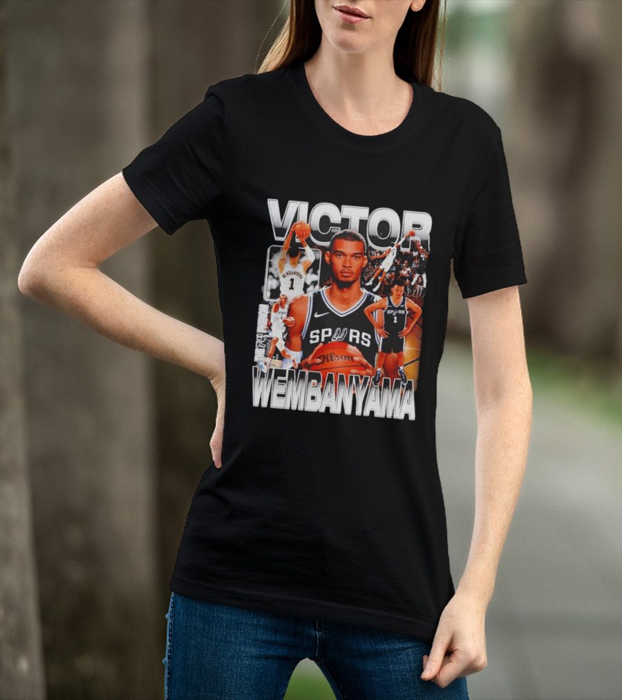 Victor Wembanyama Spurs Phenom Basketball Player T-Shirt