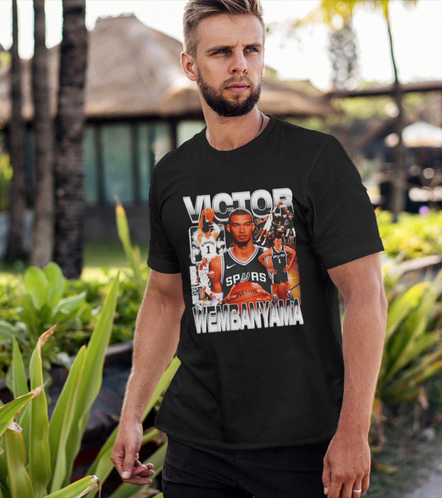 Victor Wembanyama Spurs Phenom Basketball Player T-Shirt