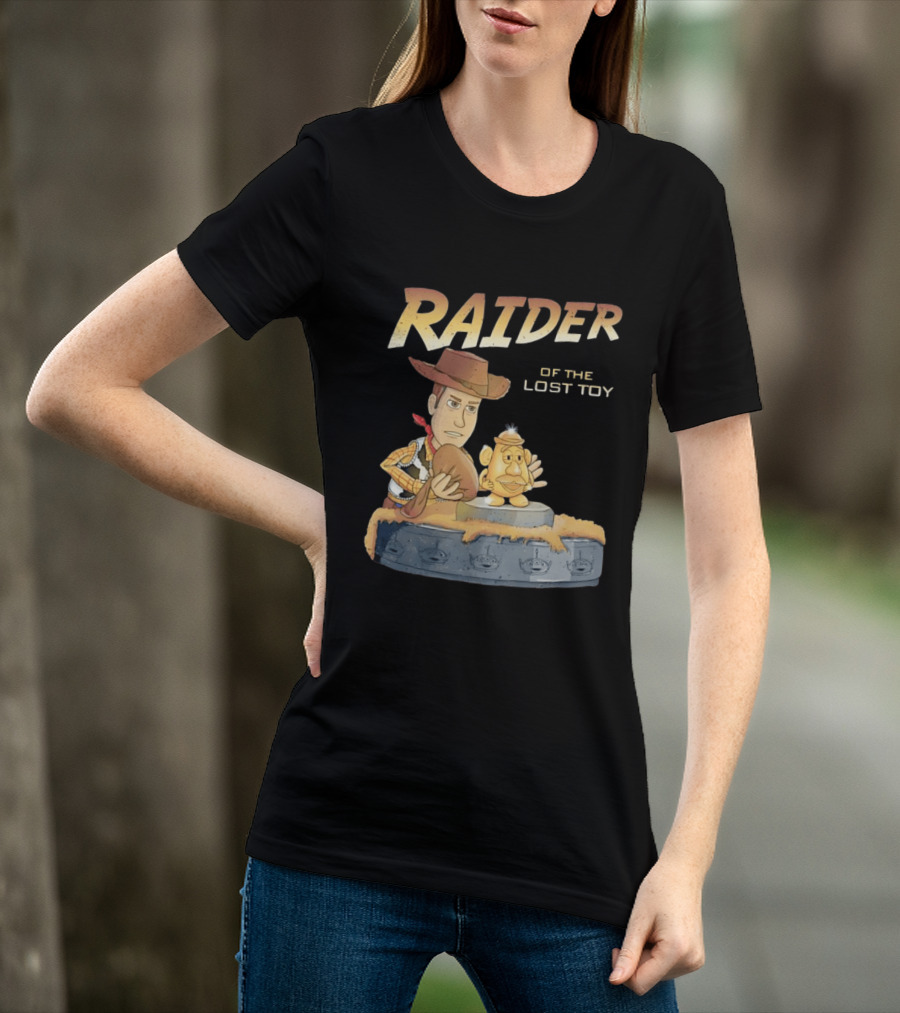 Raiders Toy Story Woody Mr Potato Head Lost Toy T-Shirt