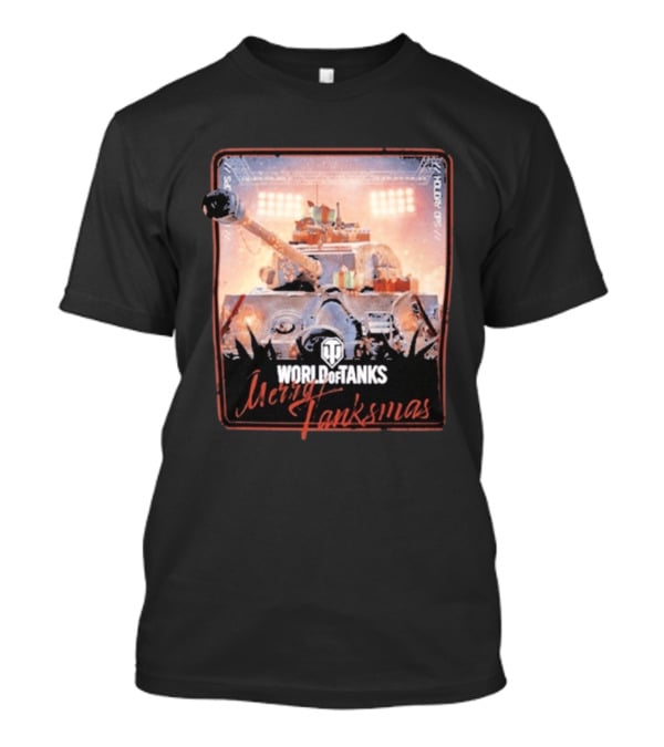 World Of Tanks Merry Tanksmas Holiday Ops Festive Tank T-Shirt