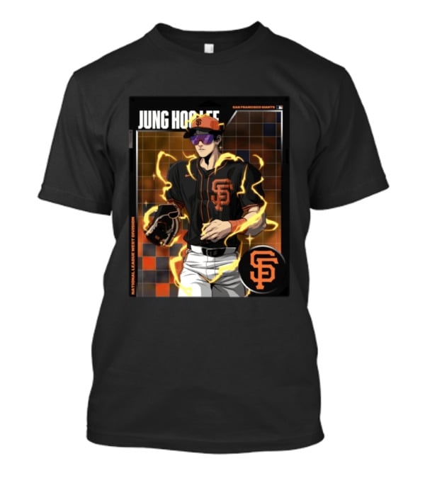 Jung Hoo Lee San Francisco Giants National League West Division Super Saiyan T-Shirt