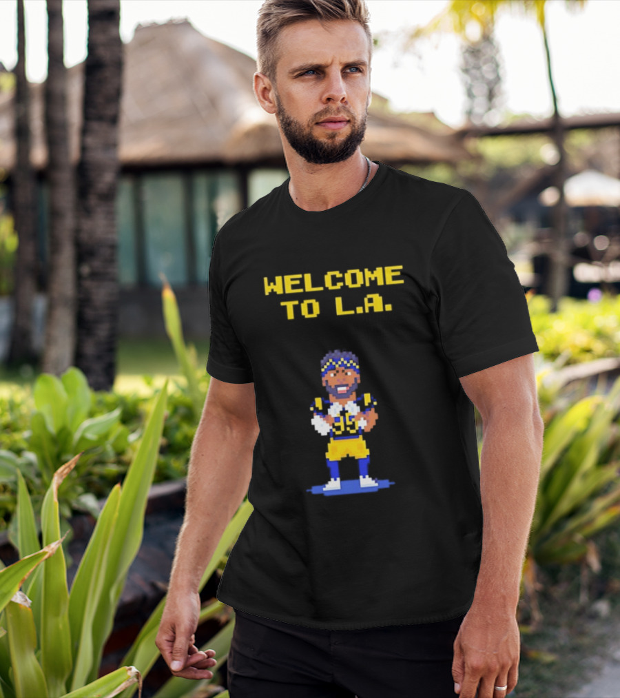 Welcome To L.A. Aaron Donald Los Angeles Rams Video Game T-Shirt