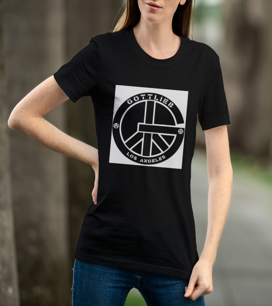Gottlieb Peace Symbol Circle Los Angeles T-Shirt