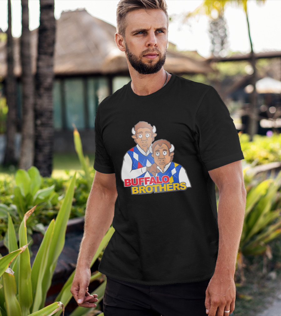 Buffalo Brothers Buffalo Bills Football 2026 Cartoon T-Shirt