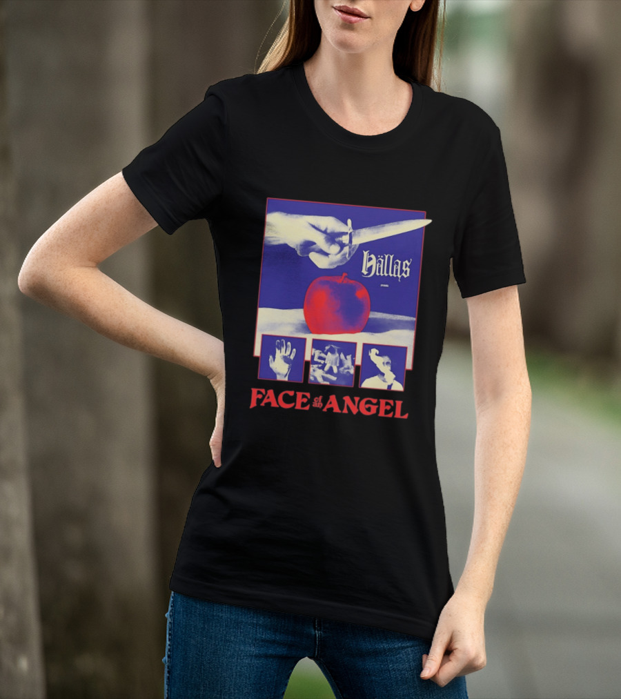 Hallas Face Of An Angel Album Heavy Metal Rock Band Music T-Shirt