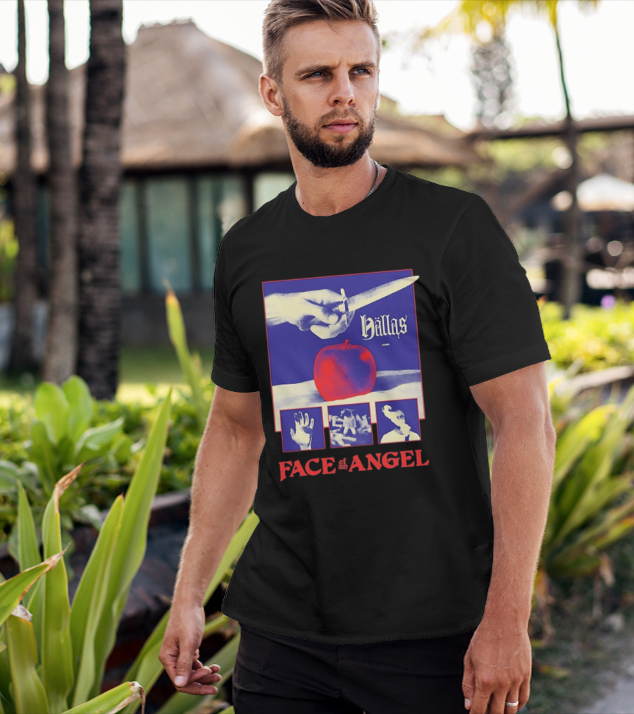 Hallas Face Of An Angel Album Heavy Metal Rock Band Music T-Shirt