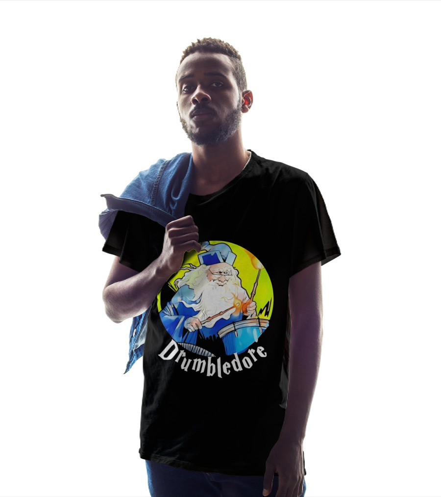 Drumbledore Wizards Percussionist Fantasy Magic T-Shirt