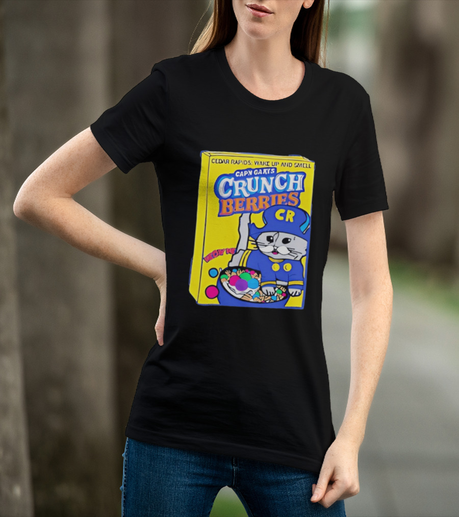 Cedar Rapids Wake Up And Smell Capn Oats Crunch Berries T-Shirt