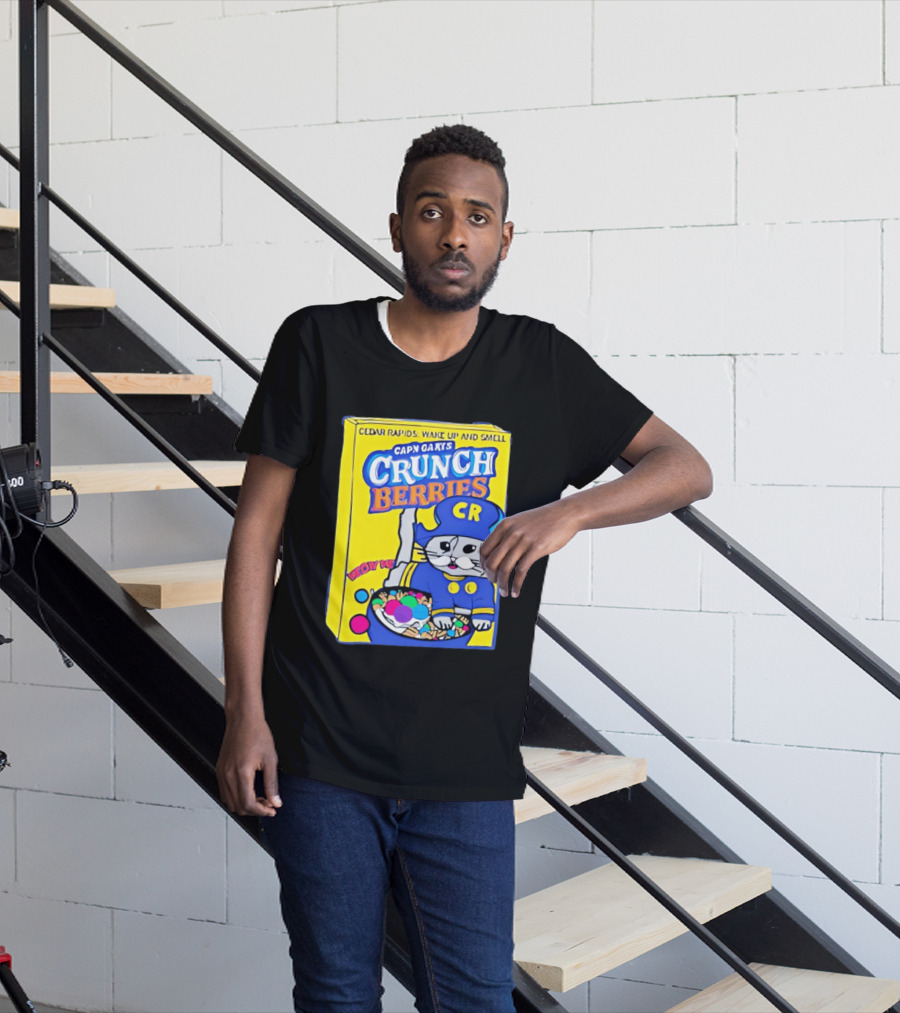 Cedar Rapids Wake Up And Smell Capn Oats Crunch Berries T-Shirt