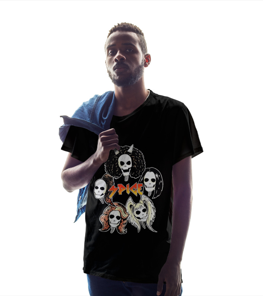 Spice Girls Skull Halloween Rock T-Shirt
