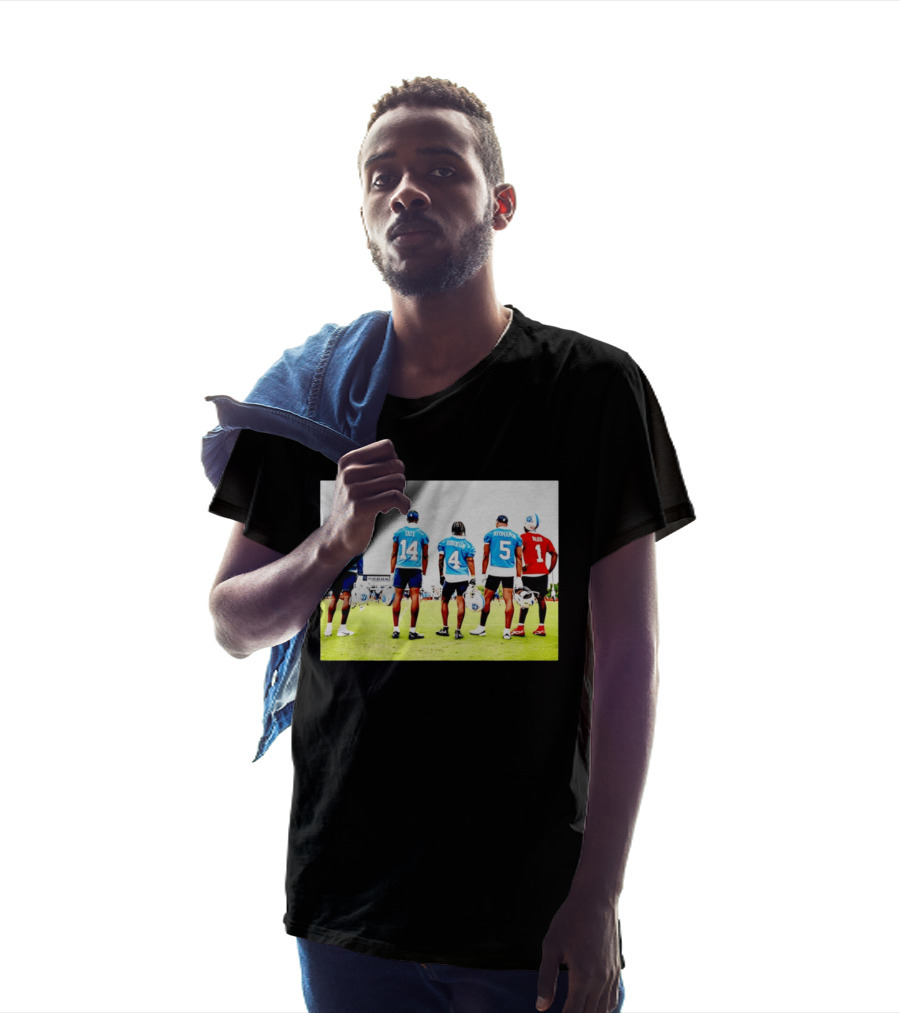 Treylon Burks Tate Robinson Ayomanor Ward Tennessee Titans Football Training Jersey Players T-Shirt