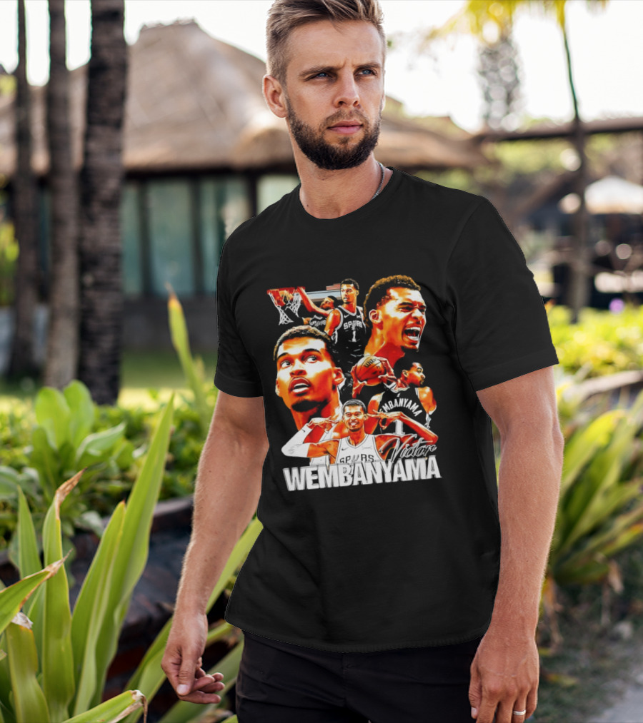 Victor Wembanyama Spurs Basketball Hero Collection T-Shirt