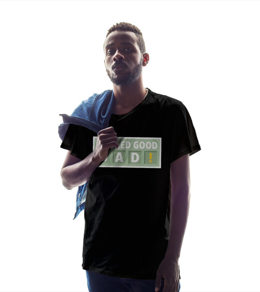 Wicked Good Dad Block Letters With Exclamation Point T-Shirt