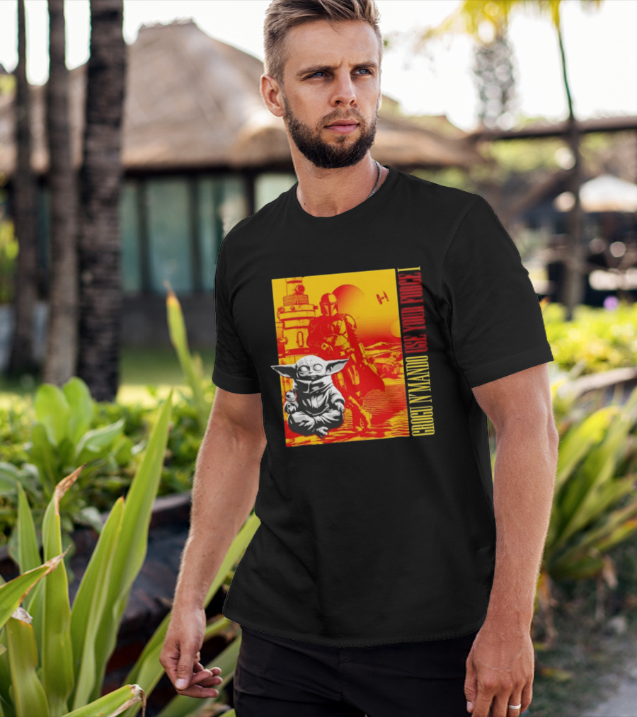 Grogu N' Mando Use Your Force I Star Wars Adventure T-Shirt