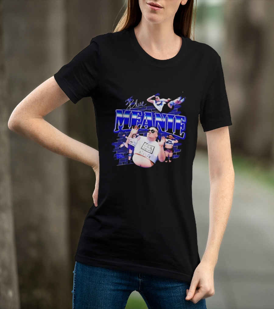 The Blue Meanie Brian Heffron Wrestling T-Shirt
