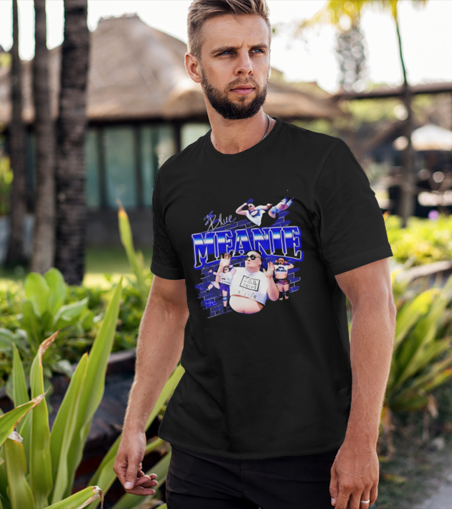 The Blue Meanie Brian Heffron Wrestling T-Shirt