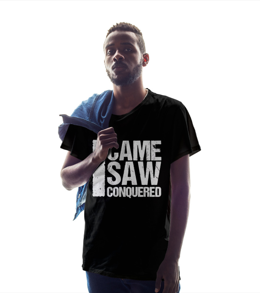 Came Saw Conquered Veni Vidi Vici Julius Caesar History Rome Latin T-Shirt