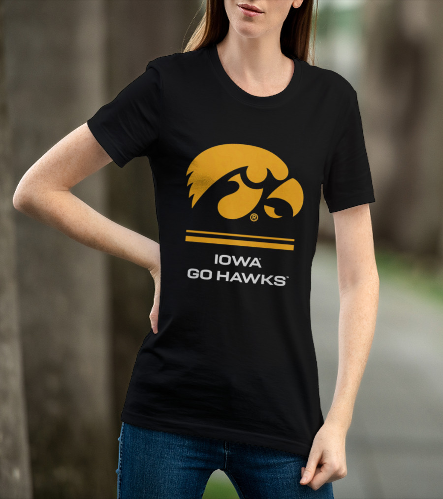 Iowa Hawkeyes Go Hawks T-Shirt