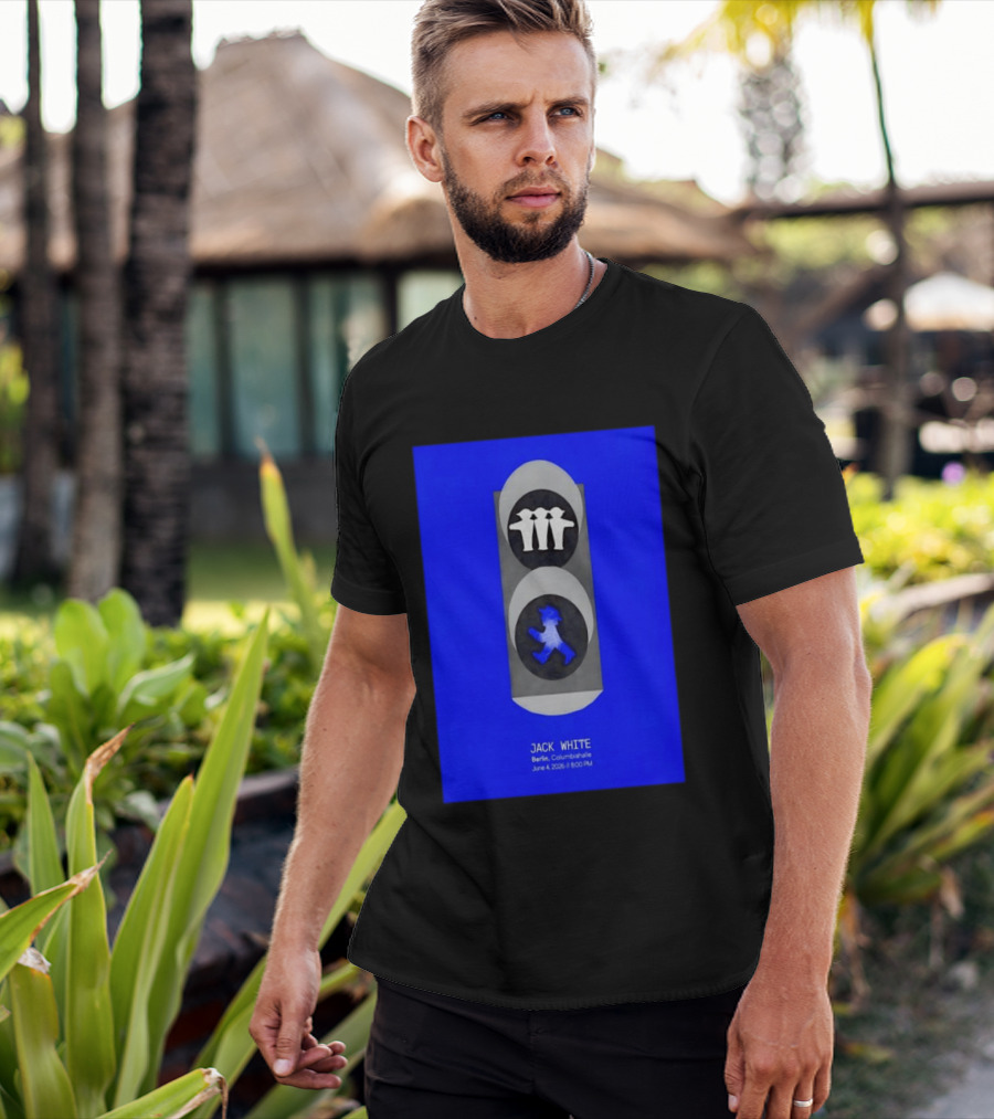 Jack White Berlin Columbiahalle June 4 2026 Ampelmann Traffic Light Icon Concert 8PM T-Shirt
