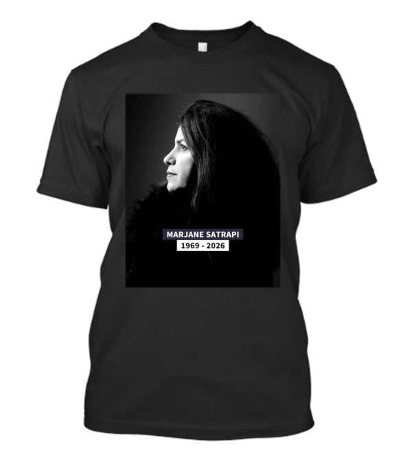 Marjane Satrapi 1969 2026 Impactful Black And White Profile T-Shirt