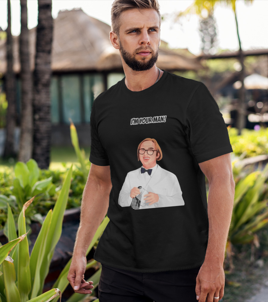 Max And Paddy I Am Your Man Bow Tie White Jacket T-Shirt