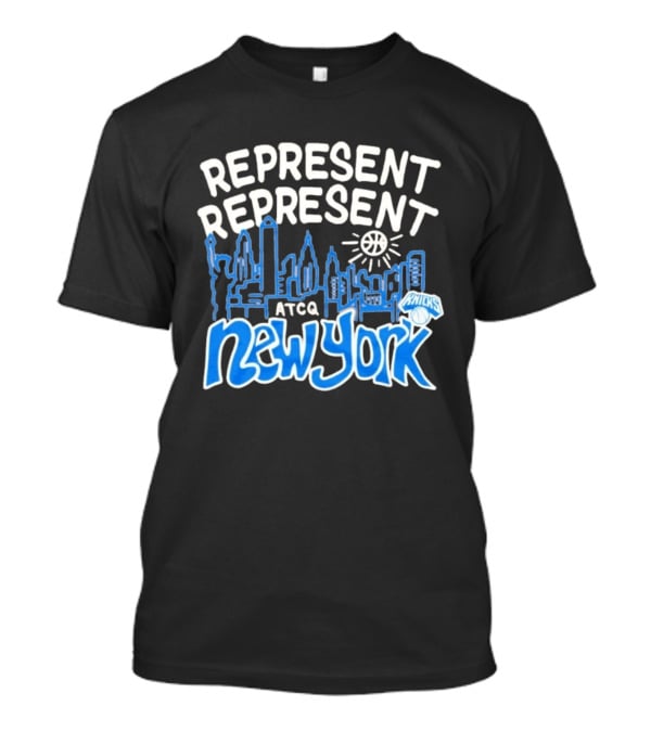 Represent Represent New York Knicks ATCQ NBA Basketball T-Shirt