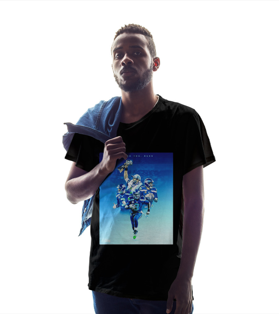 Thank You Russ Seattle Seahawks Russell Wilson Super Bowl 3 T-Shirt