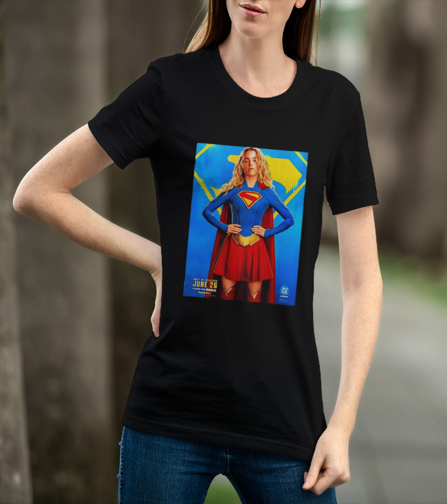 DC Studios Supergirl Movie June 26 Theaters Imax T-Shirt