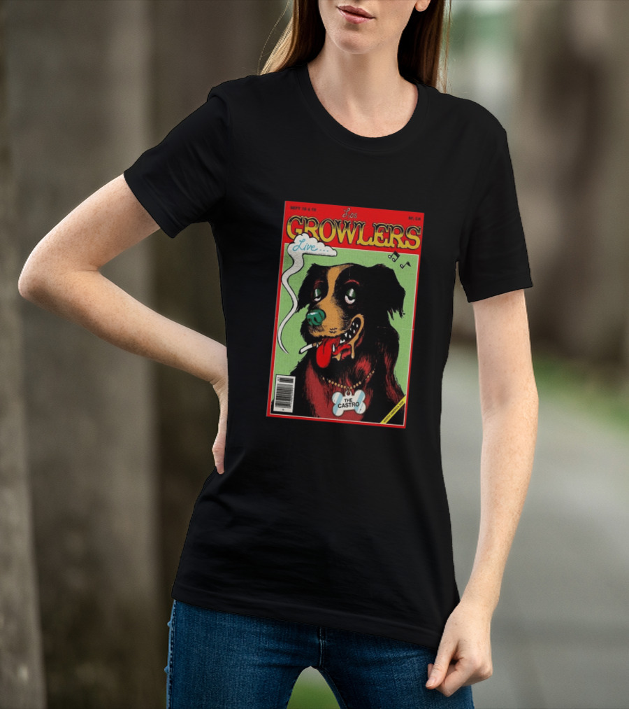 Los Growlers Live Sept 18 19 2026 San Francisco CA The Castro Theatre Dog T-Shirt