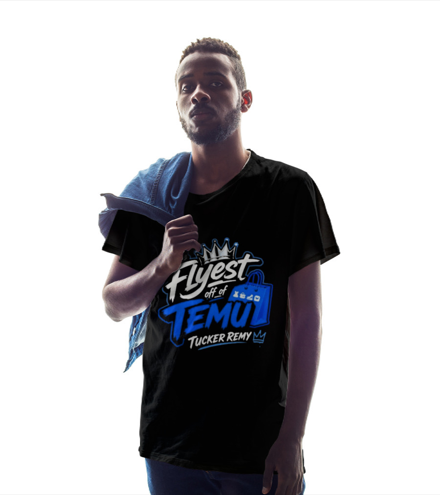 The Flyest Off Of TEMU Shopping Bag Tucker Remy T-Shirt