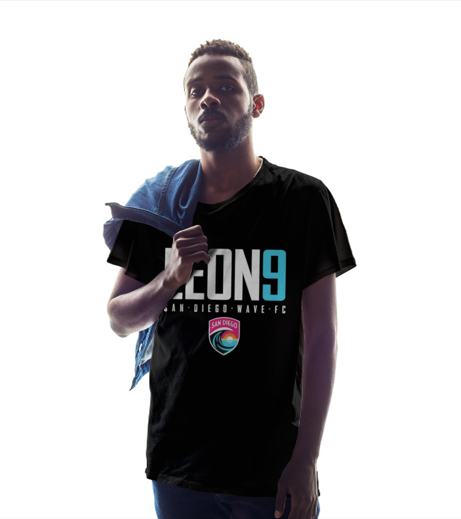 Adriana Leon 9 San Diego Wave FC T-Shirt