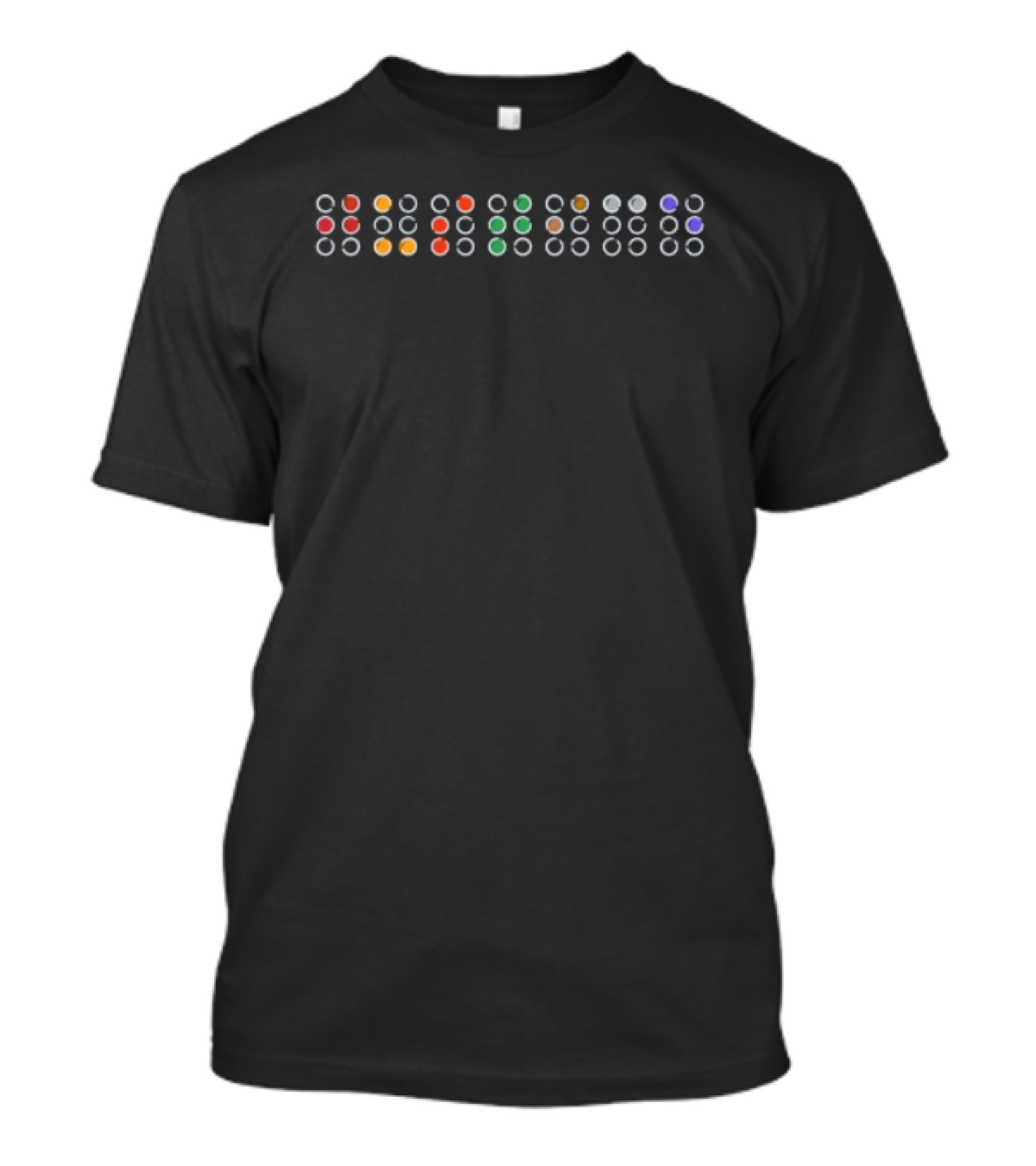 Blind Justice Skull Scale ASCII T-Shirt