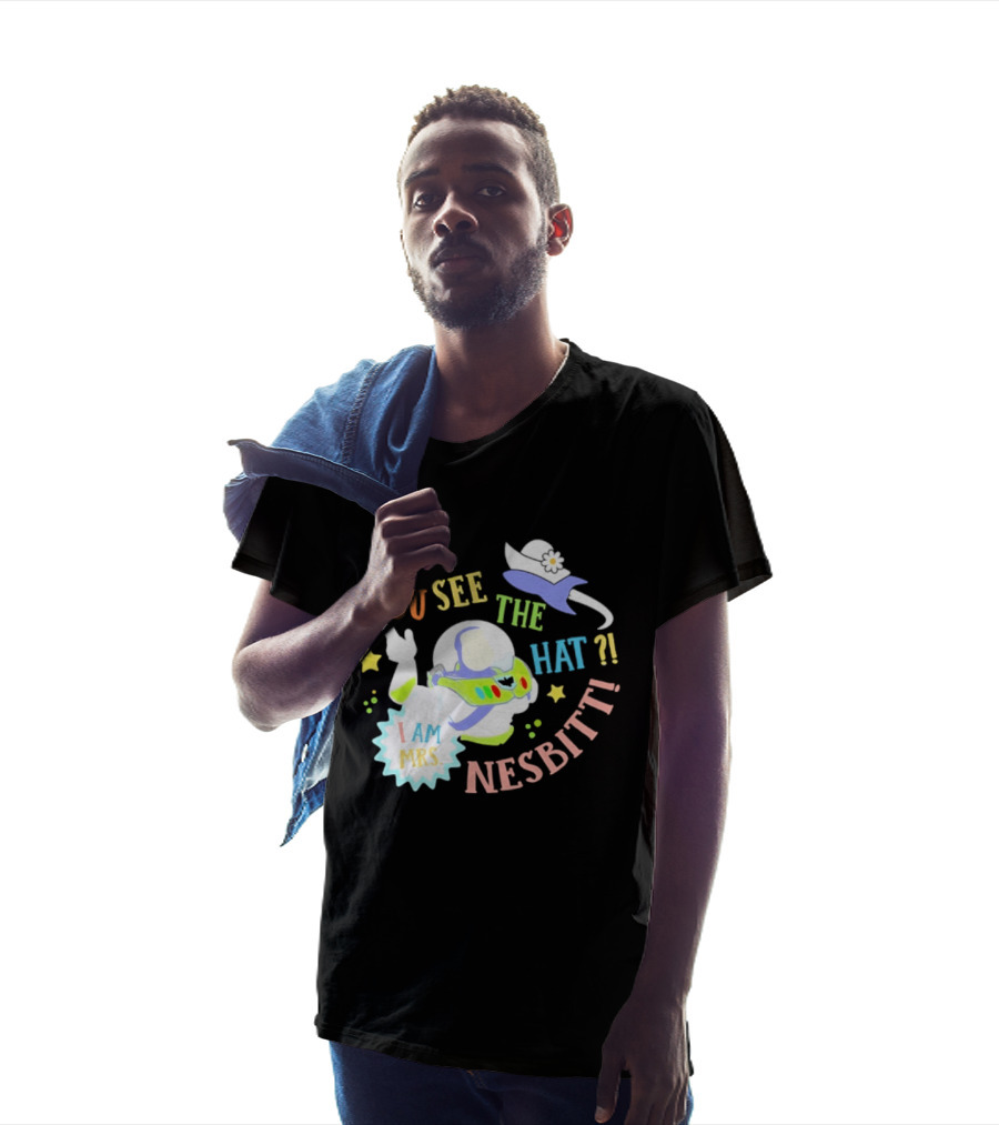You See The Hat I Am Mrs Nesbitt Star Cartoon Astronaut T-Shirt
