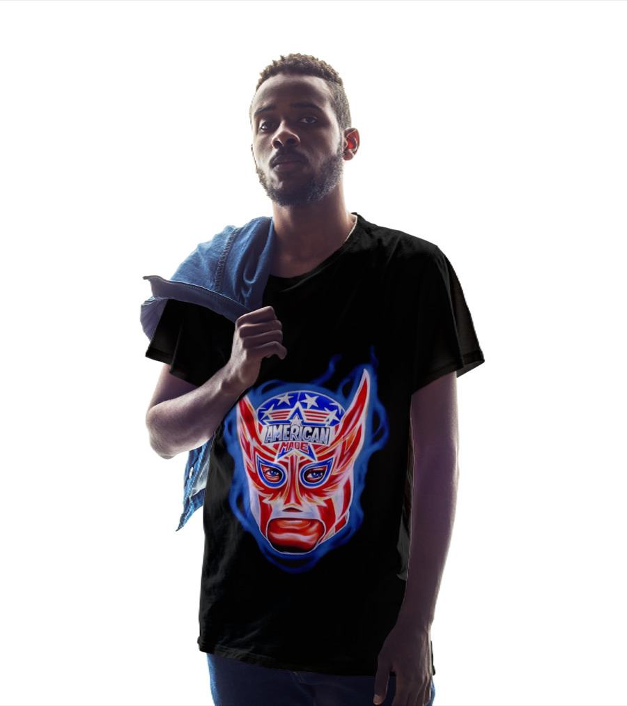Cody Rhodes American Made Luchador Mask Star Spangled T-Shirt