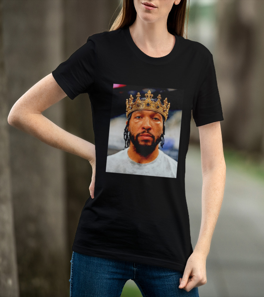 Jalen Brunson King New York Knicks Crown T-Shirt