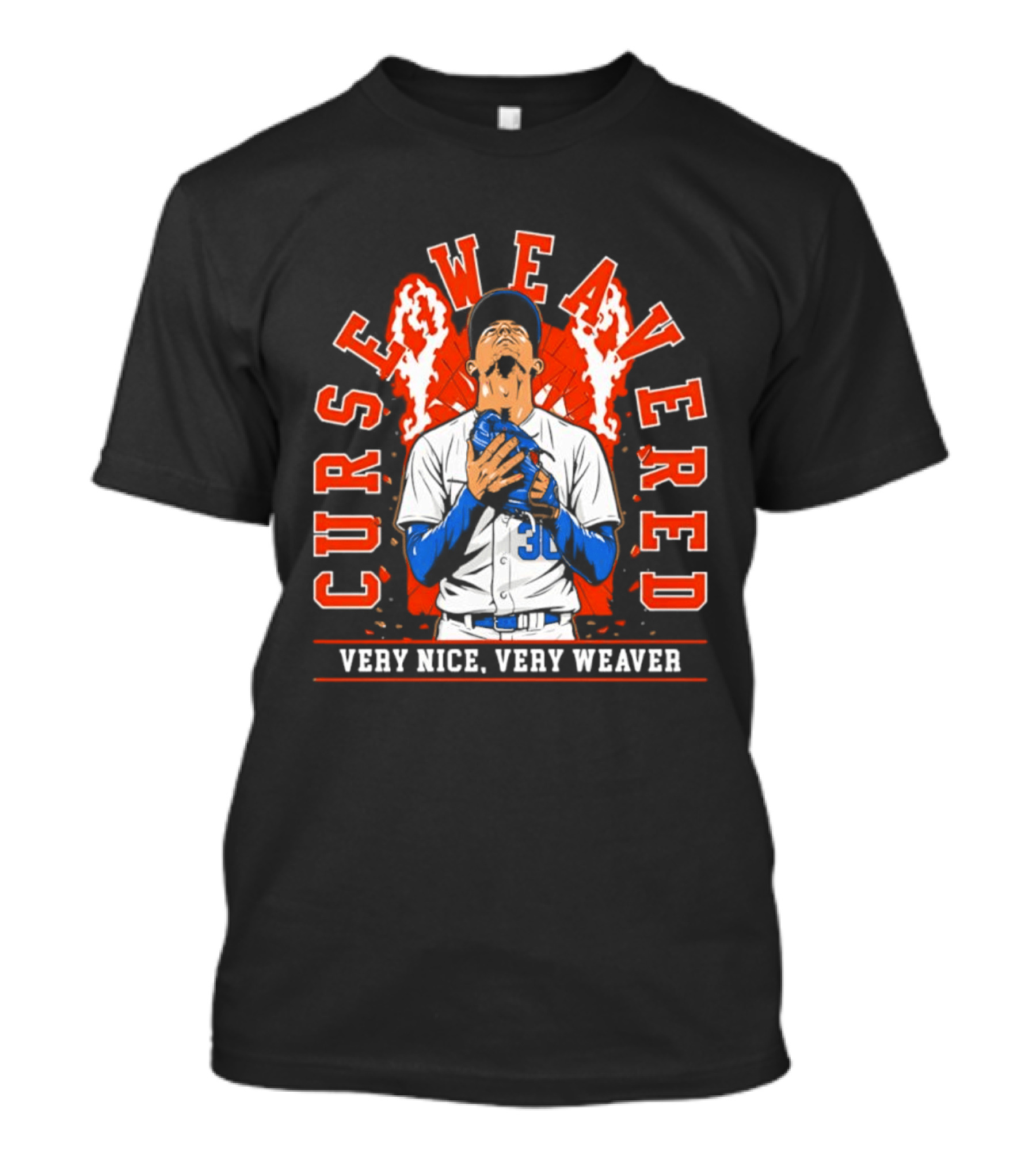 Jared Weaver Los Angeles Angels Curse Weavered Very Nice Very Weaver T-Shirt