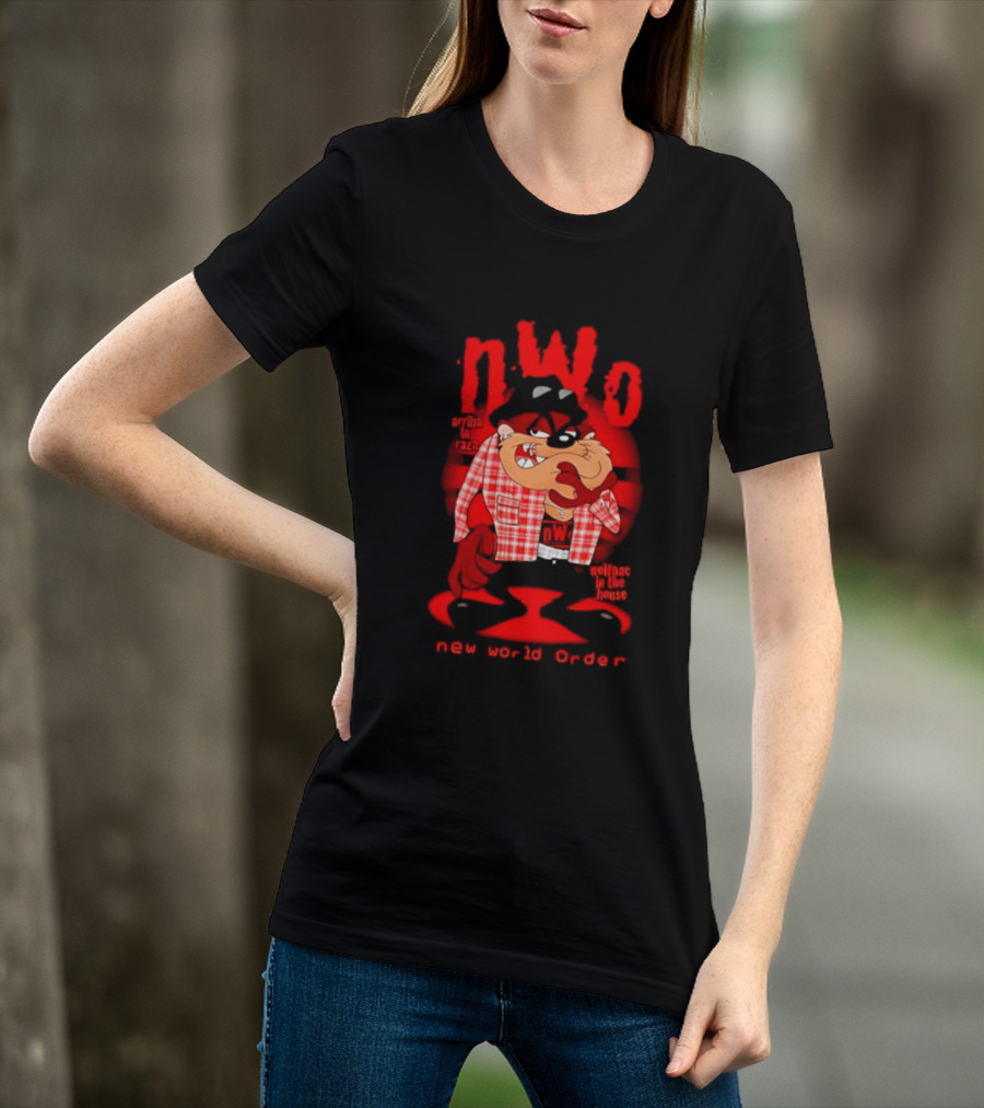 NWo Wolfpac Taz Tasmanian Devil New World Order Arriba La Raza T-Shirt