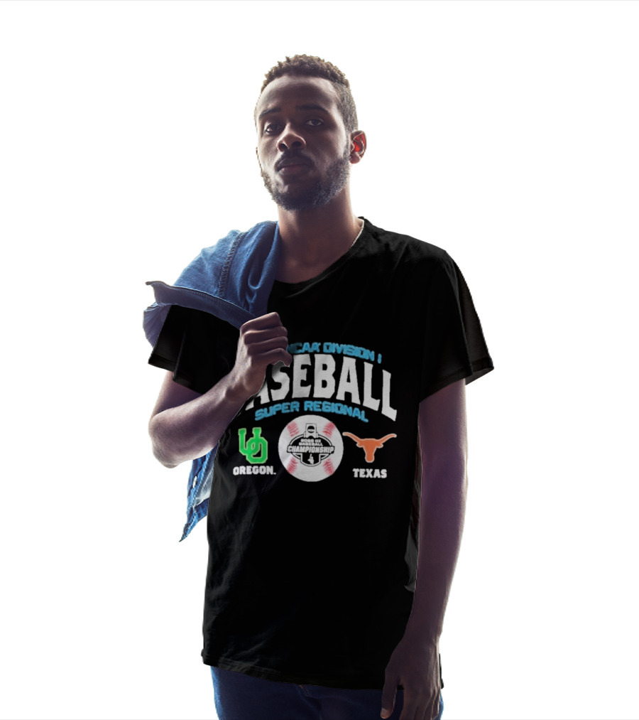 Texas Oregon 2026 NCAA Division I Baseball Super Regional Matchup T-Shirt